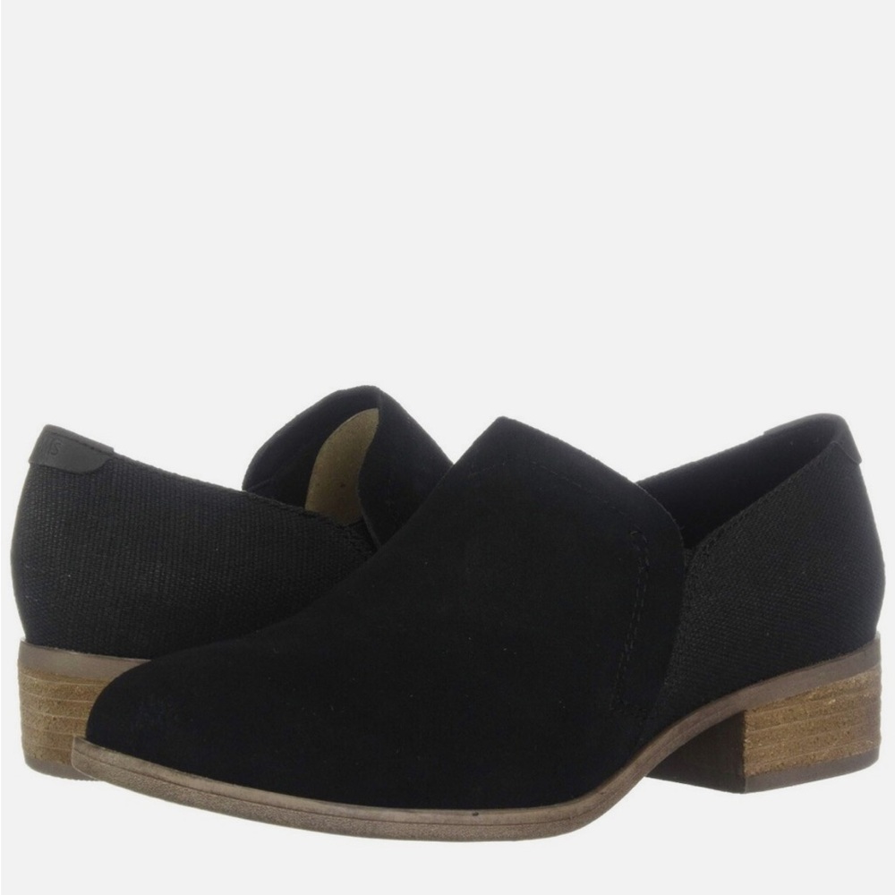 Toms Deia suede Women's Black Slip-On boots